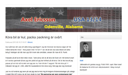Axel Ericssons blogg