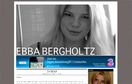 Ebba Bergholtzs blogg