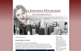 Elsa Holmgrens blogg