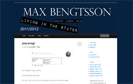 Max Bengtssons blogg