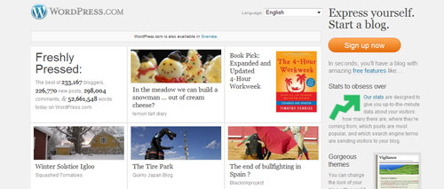 Blogga med Wordpress
