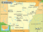 Arkansas karta