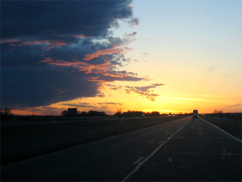 Nebraskas raka vägar
