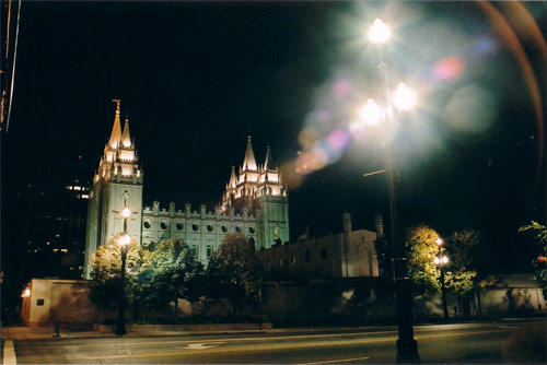 Mormon Temple in Salt Lake City
